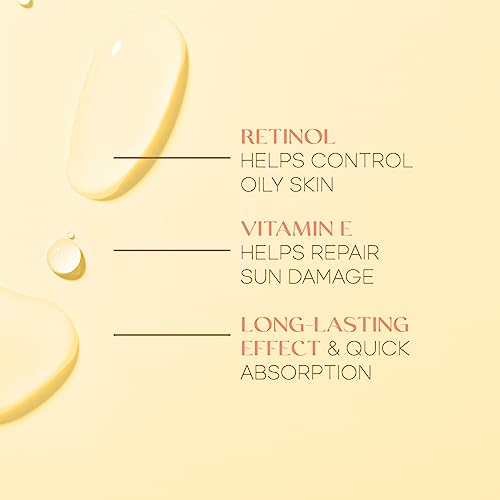 Skin 2.0 Retinol & Vitamin E Face Serum - 1.69 Fl. oz, Cruelty-Free, Reduces Acne Scars, Wrinkles, Anti-Aging, Skin Renewal, Hydrating, Korean Beauty