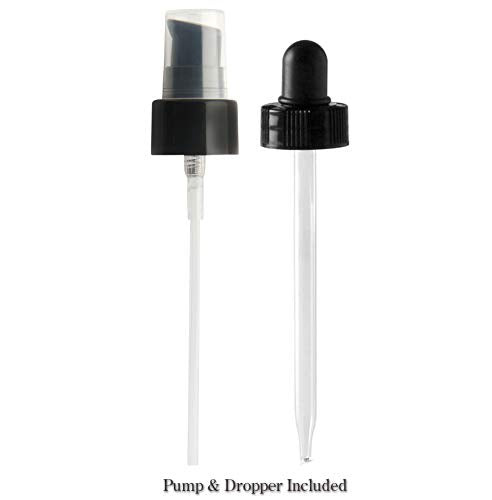 SALE! 4oz Borage Seed Oil, 100% Pure and Natural, Cold-Pressed, Unrefined, For All Skin Types – Rich in GLA - Includes Pump & Dropper