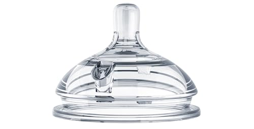 Comotomo Silicone Replacement Nipple, Slow Flow, 0-3 Months, 2 Count (Pack of 1)