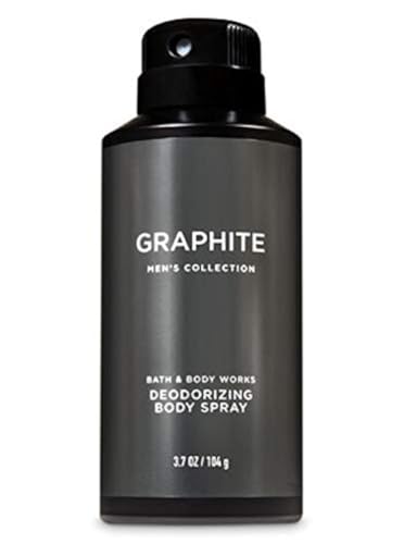 Bath & Body Works Graphite Men's Deodorizing Body Spray, 3.7 Fl Oz