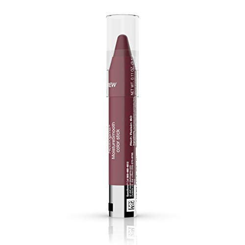Neutrogena MoistureSmooth Color Stick for Lips, Moisturizing and Conditioning Lipstick with a Balm-Like Formula, Nourishing Shea Butter and Fruit Extracts, 80 Rich Raisin,.011 oz