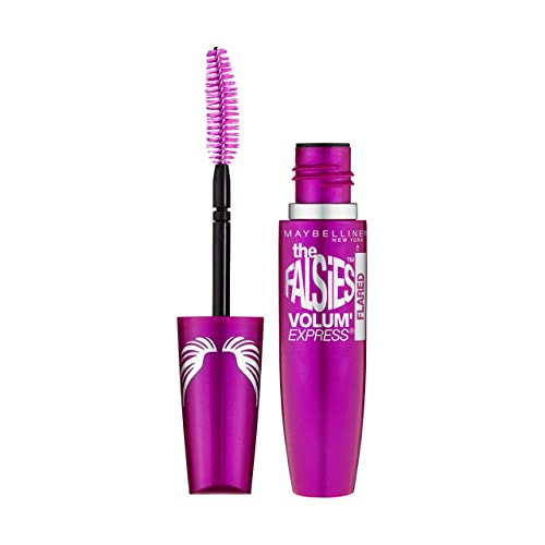 Maybelline New York, Volum' Express The Falsies Flared Washable Mascara, Blackest Black 00, 1 Count