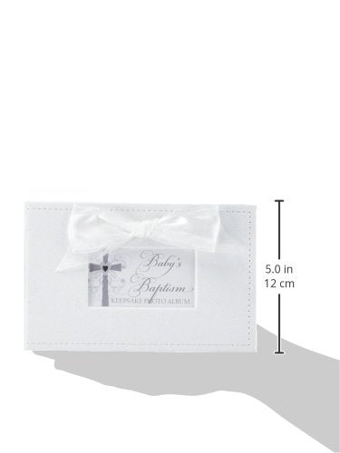The Grandparent Gift Co. Growing in Faith Keepsake Photo Album, Baby Baptism