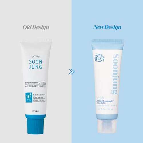 ETUDE SoonJung 10-Panthensoside Cica Balm 23AD 1.69 fl. oz. (50ml) | Non-Irritating Soothing Calming Care with 10% of Panthenol for Sensitive and Dry Skin | Korean Skincare