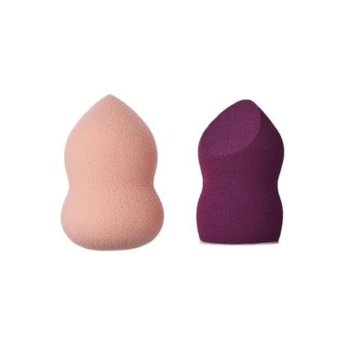 e.l.f. Blending & Highlighting Sponge Duo, Multi-Sided Makeup Sponges To Easily Blend, Sculpt, Highlight & Conceal, Vegan & Cruelty-Free