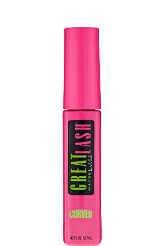 Maybelline New York Makeup Great Lash Curved Brush Washable Mascara, Very Black Mascara, 0.43 fl oz