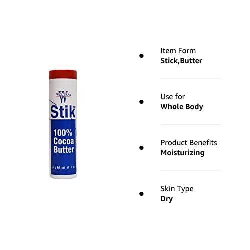 Woltra Cocoa Butter Stik 1 OZ (Pack of 2) by A.I.I. CLUBMAN