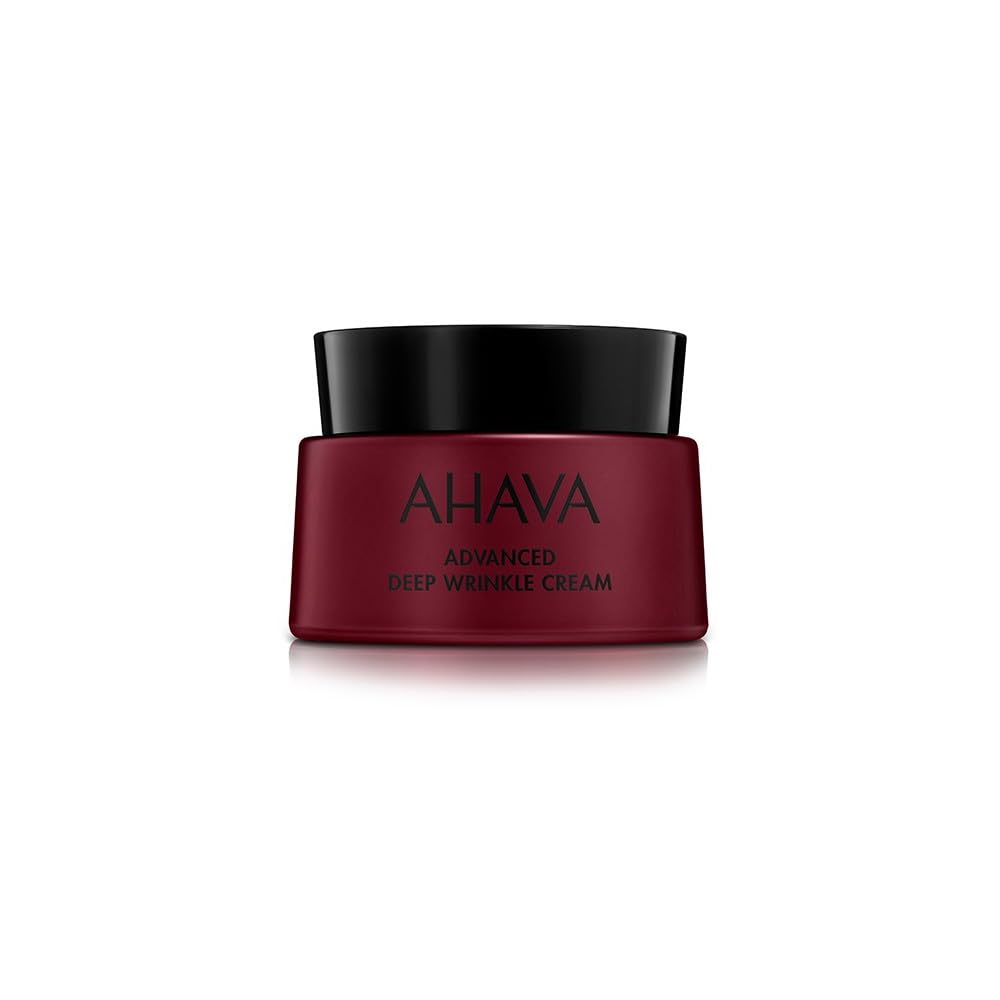AHAVA Apple of Sodom Advanced Deep Wrinkle Smoothing & Firming Cream - Targets Age-Related Wrinkles & Restores Volume, includes exclusive Osmoter & ATPeptide, 1.7 Fl.Oz