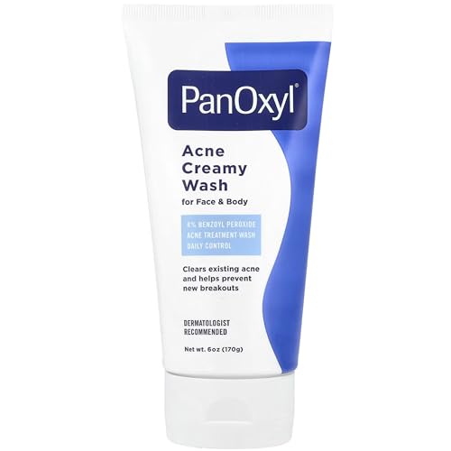 PanOxyl Creamy Acne Wash, 6 oz (3 Pack)