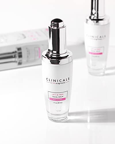 Spascriptions Clinicals Face Serum with Collagen & Ceramides for Depuffing & Tightening - 1.7 Ounce (Lift & Firm)