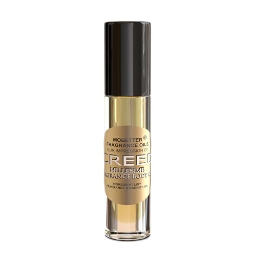 MOBETTER FRAGRANCE OILS' Our Impression of Creed Millesime Body Oil 1/3 oz roll on Glass Bottle