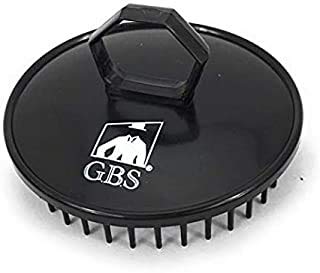G.B.S 6 Pieces Black 5in Course Fine Pocket Rat Tail Comb Palm Portable Beard Shower Shampoo, Scalp Massage Brush 8.5in Comb 8.5in Tangle Travel Light Weight Head Scrubber