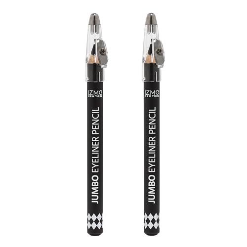 IZME New York JUMBO EYELINER PENCIL TWIN PACK, 2 Pencils / 5.0 g Each, Black