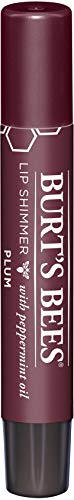 Burt's Bees 100% Natural Moisturizing Lip Shimmer, Plum - 1 Tube