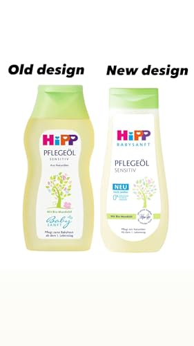 Hipp Baby Body Oil with Organic Almond Oil - 200 ml - German -