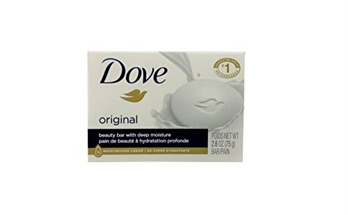 Dove White Travel Size Bar Soap With Moisturizing Cream 2.6 Oz(pack of 8)