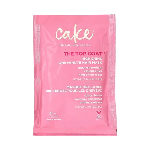 Cake Beauty The Top Coat One Minute High Shine Hair Mask, 1.76 Ounce