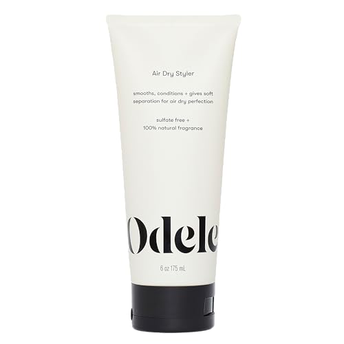 Odele Air Dry Styler, No-Heat Styling Gel to Smooth Frizz, Define and Condition Strands, for Straight, Wavy, and Curly Hair Types, 6 oz