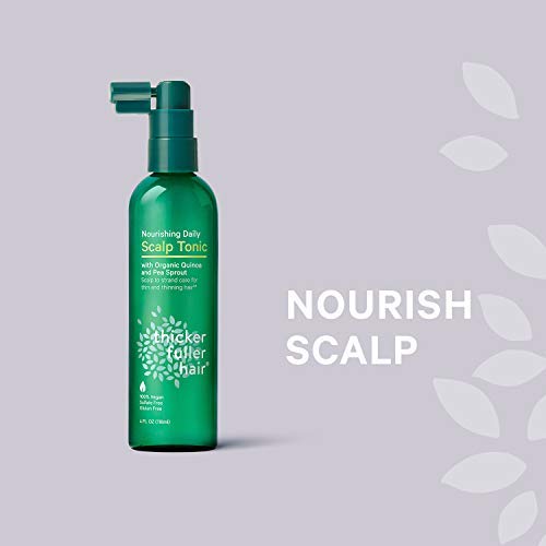 Thicker Fuller Hair, Nourishing Daily Scalp Tonic, 4 FL OZ