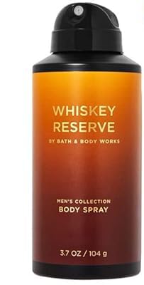 Bath & Body Works Men's Deodorizing Body Spray, 3.7 Fl Oz (Whiskey Reserve)