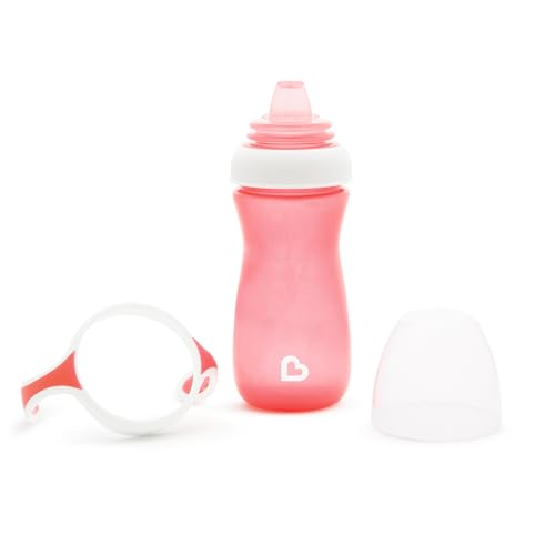 Munchkin® Gentle™ Transition Sippy Cup with Trainer Handles, 10 Ounce, Pink