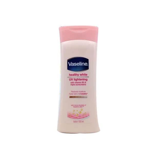 3 Pk, Vaseline Healthy White Skin Lightening Lotion, 100ml Each