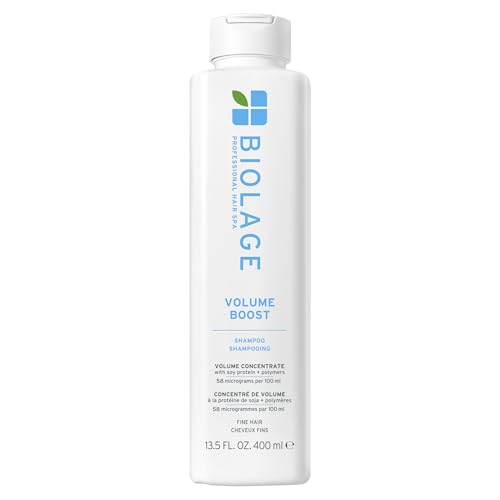 Biolage Volume Boost Shampoo - Long-Lasting Volume, Gently Cleanses, For Fine Hair, Soy Protein & Polymers, Vegan, Paraben-Free, 13.5 Fl Oz, Packaging may vary