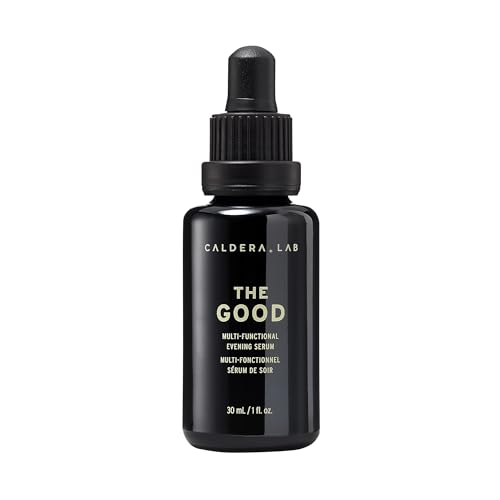 Caldera + Lab The Good | Men's Organic Moisturizing Face Serum for Dry, Sensitive, & Normal Skin – Vegan, Natural & Antioxidant Packed Skincare Facial Oil