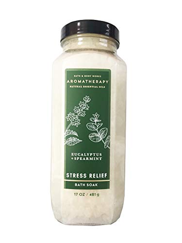 Bath & Body Works Bath & Body Works Aromatherapy Stress Relief Eucalyptus Spearmint 17.0 Oz Bath Soak, 17.0 Oz