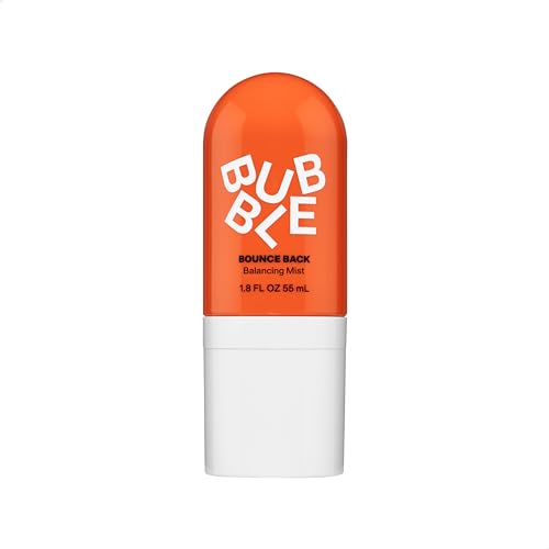 Bubble Skincare Bounce Back Balancing Facial Toner Mist - Hydrating Toner Spray + Pore Minimizer Made with Sea Water and Niacinamide to Help Improve Texture & Radiance (55ml)