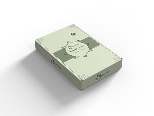 Plantovika 100% Natural and Pure Henna Cone or tube, Ready to use paste for Reddish Brown Hair Color, Long-lasting, No additives, Chemical free, Henna Hair Dye, Spot hair coloring (Pack of 6)