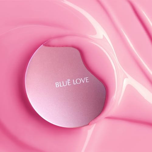 BLUE LOVE Cushion Liquid Blush - Silky Cheek Tint with Mirror, Natural Enhancer for a Radiant Finish, Contours & Highlights for Effortless Elegant (Pink Peony)