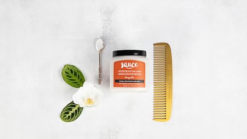 SAUCE BEAUTY Hair Mask, Honey Chia Smoothing Curl Mask for Dry Hair (10.5 Fl Oz) Hydrating, Anti Frizz Softener with Shea Butter, Honey & Chia for Naturally Curly, Wavy & Coily Hair Care