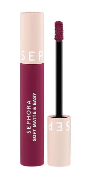 SEPHORA Collection Soft Matte & Easy Liquid Lipstick - 15 No Big Deal (Magenta) 0.15 oz / 4.5 ml