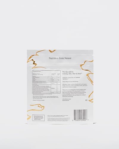 INBLOOM Kate Hudson Collagen Powder for Women – Beauty Aura for Healthier Hair Skin and Nails with Marine Collagen and Horsetail Silica - Refreshing Berry Flavor - 14 servings 1.9 oz (Pack of 1)