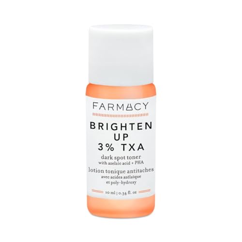 Farmacy 3% TXA Toner for Face - Brightening Face Toner for Oily Skin - Liquid Exfoliant with Azelaic Acid + 5% PHA to Target Visible Dullness + Help Reduce Uneven Skin Tone (10ml)
