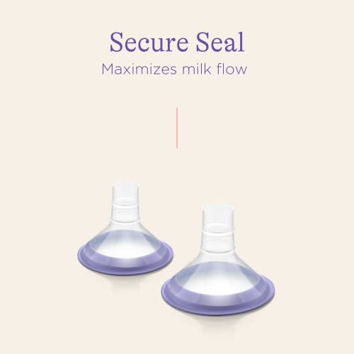 Lansinoh ComfortFit Breast Pump Flanges, Size 30.5mm, 2 Count