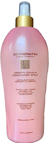 Bio PureOils Keratin Luxury Collection Keratin Leave-In Conditioner Spray 16.9 ounces