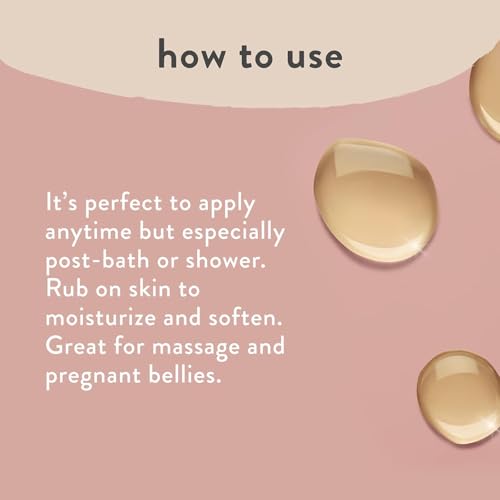 The Honest Company Honest Mama Hydrating and Soothing Glow On Body + Belly Oil | Plant-Based, Hypoallergenic, Fragrance-Free | 4.2 fl oz