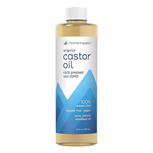 Home Health Original Castor Oil, Promotes Healthy Hair And Skin, Natural Skin Moisturizer - Pure, Cold Pressed, Non-GMO, Hexane-Free, Solvent-Free, Paraben-Free, Vegan - 16 fl oz