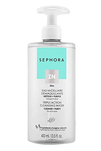 SEPHORA COLLECTION Triple Action Cleansing Water - Cleanse + Purify 13.5 oz/ 400 mL