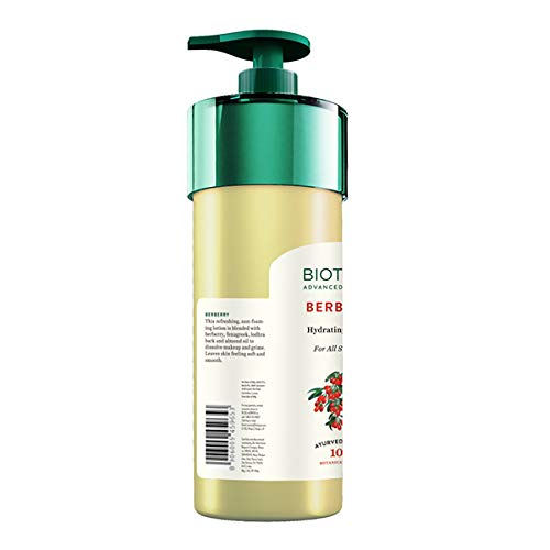 Biotique Bio Berberry Hydrating Cleanser, 800ml I All Skin Type I Leaves skin feeling soft and smooth