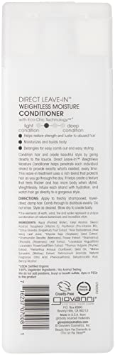 Giovanni - Conditioner Direct Leave-In Weightless Moisture For All Hair Types - 8.5 oz.