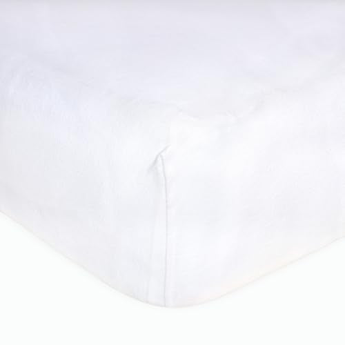 Burt's Bees Baby Essential Organic Cotton Fitted Crib Sheet, Breathable for Boy Girl Standard Crib & Toddler Mattresses