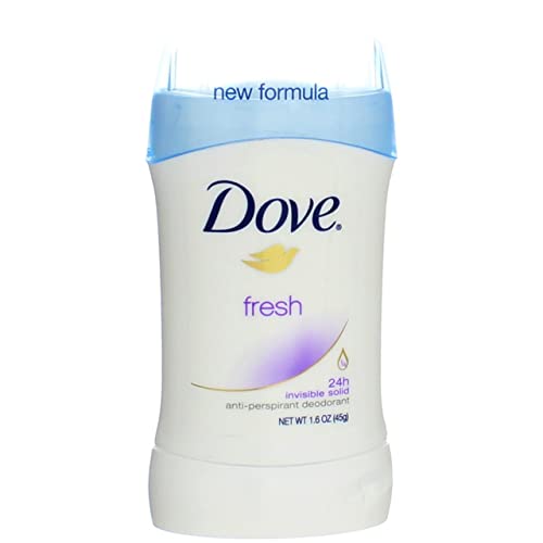 Dove Anti-Perspirant Deodorant Invisible Solid Fresh 1.60 oz (Pack of 3)