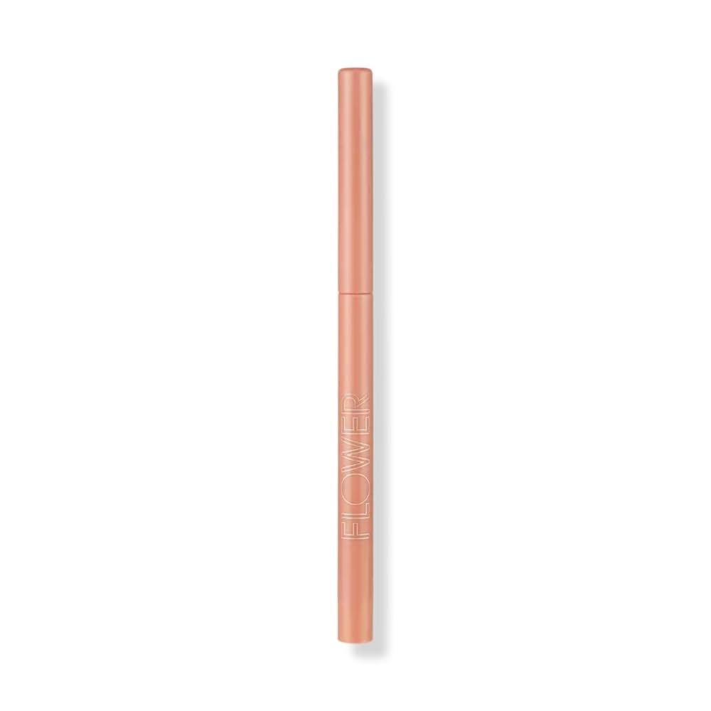 Flower Beauty Petal Pout Lip Liner - Smooth & Creamy Lip Liner with Pigment Rich Color, Prevents Feathering of Lip Color, Comes with Built-in Sharpener (Beige)