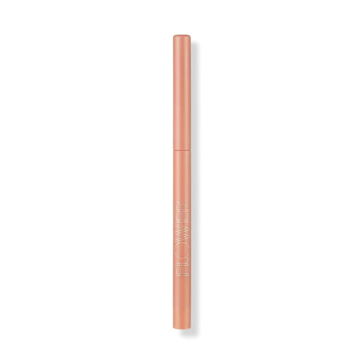 Flower Beauty Petal Pout Lip Liner - Smooth & Creamy Lip Liner with Pigment Rich Color, Prevents Feathering of Lip Color, Comes with Built-in Sharpener (Beige)