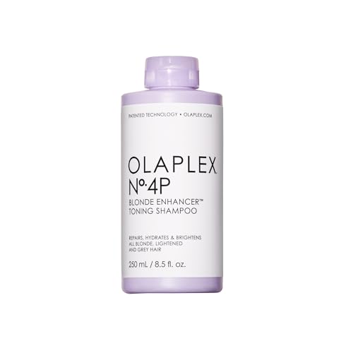 Olaplex No. 4P Blonde Enhancer Purple Toning Shampoo, Repairs, Hydrates, & Brightens All Blonde, Lightened, & Grey Hair, 8.5 fl oz