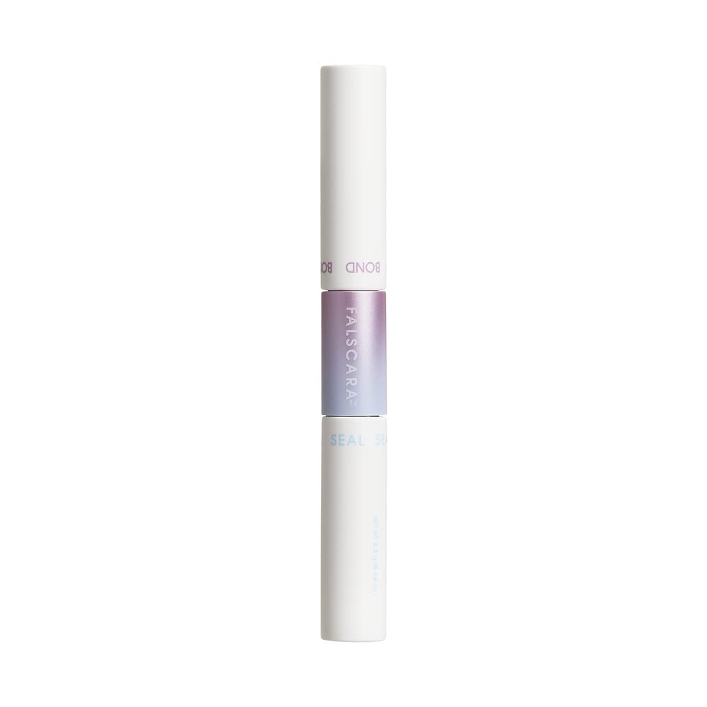 KISS Falscara DIY Lash Extension Starter Kit 10 Reusable Featherlight Eyelash Lengthening Wisps, Applicator, Bond & Seal