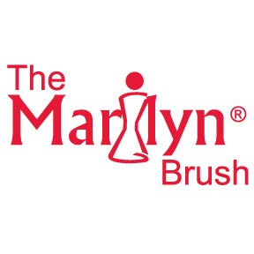 Marilyn Brush Halo Titanium Paddle Brush - Blowout, Smoothing Paddle Brush Boar/Nylon Mixed Bristles - Titanium | Achieve Faster Drying Time | Great for Sensitive Scalps, Wigs and Extensions